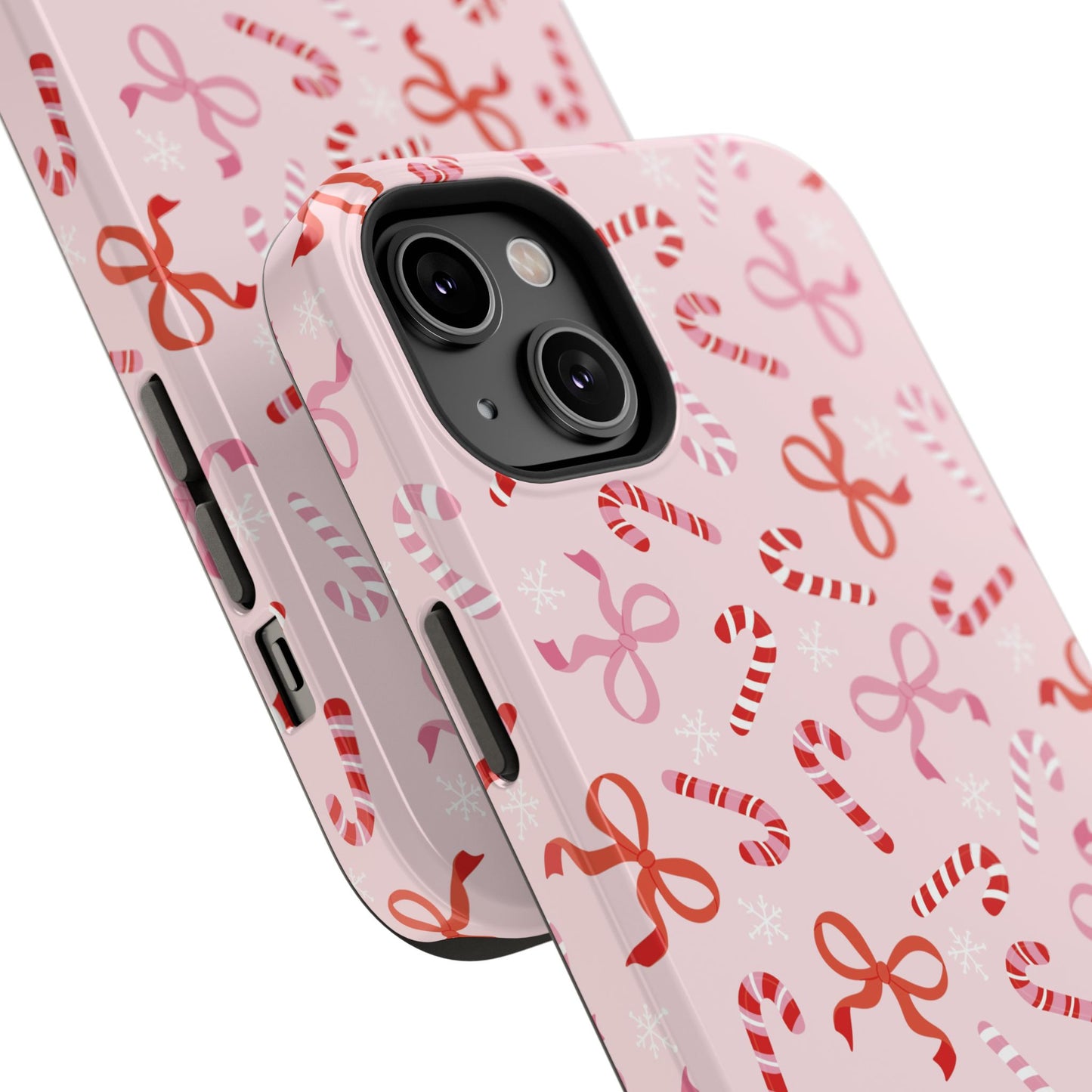 Candy Cane Impact-Resistant Phone Case - Limited Edition