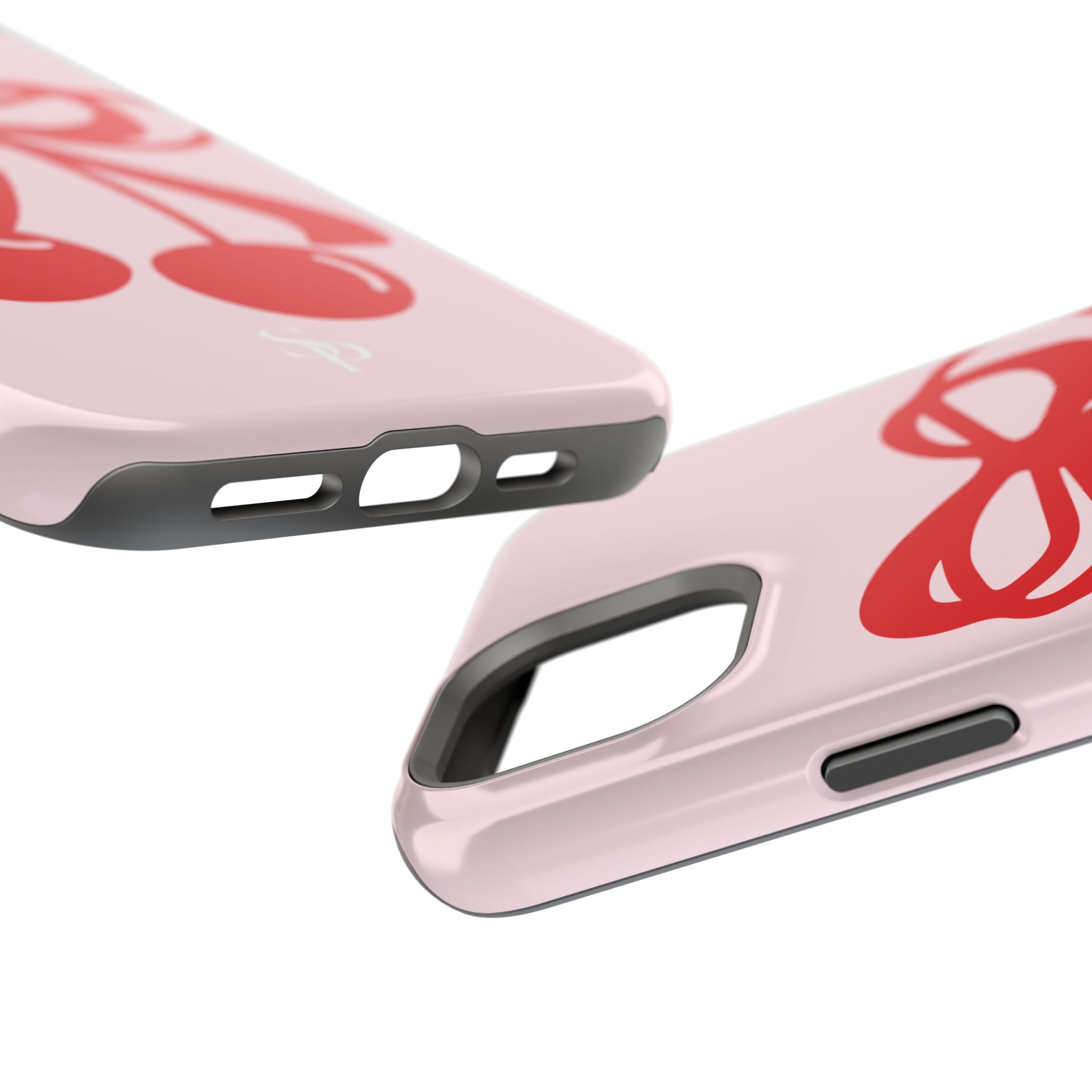 Cherry Bow Impact-Resistant Phone Case