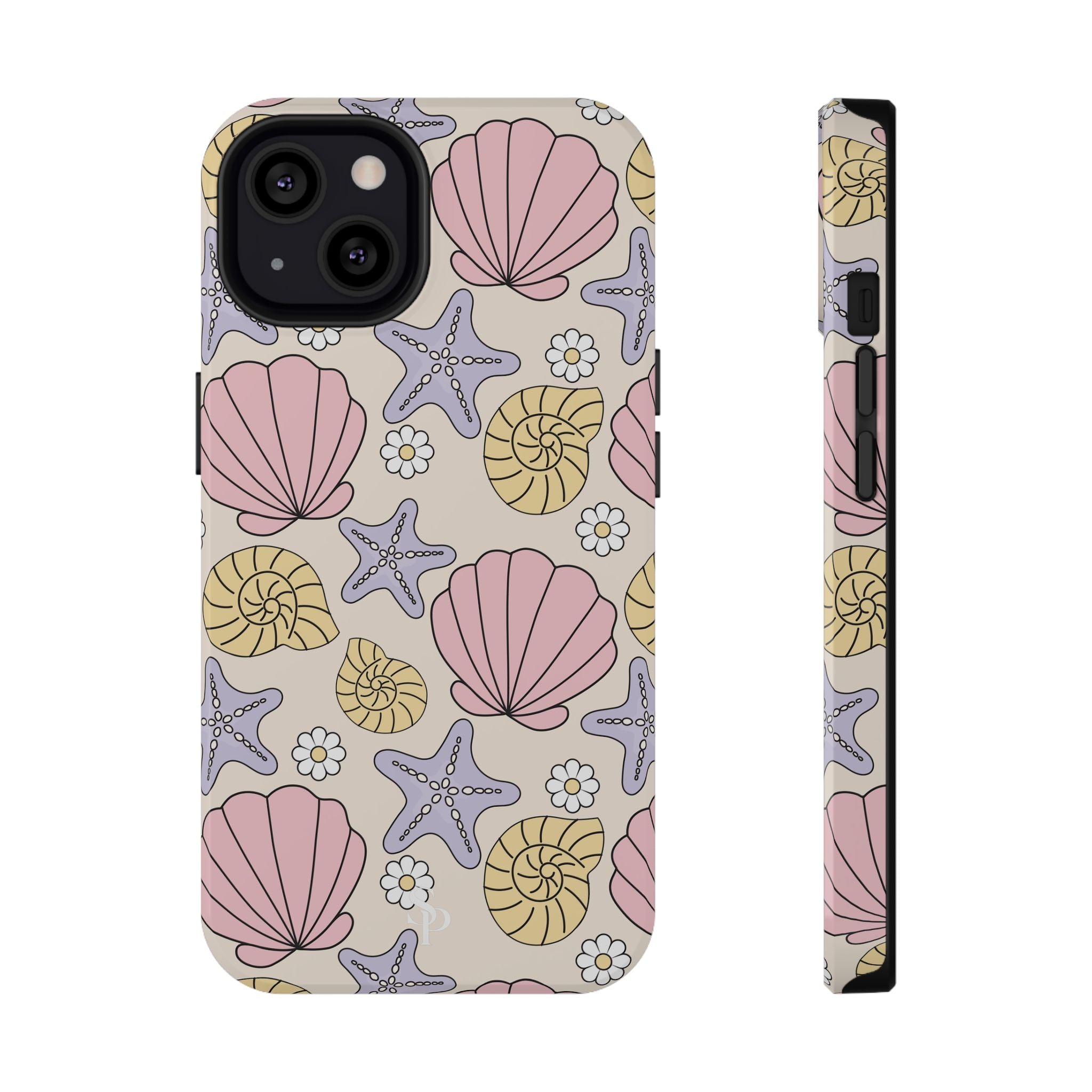 Coastal Shells Impact-Resistant Phone Case