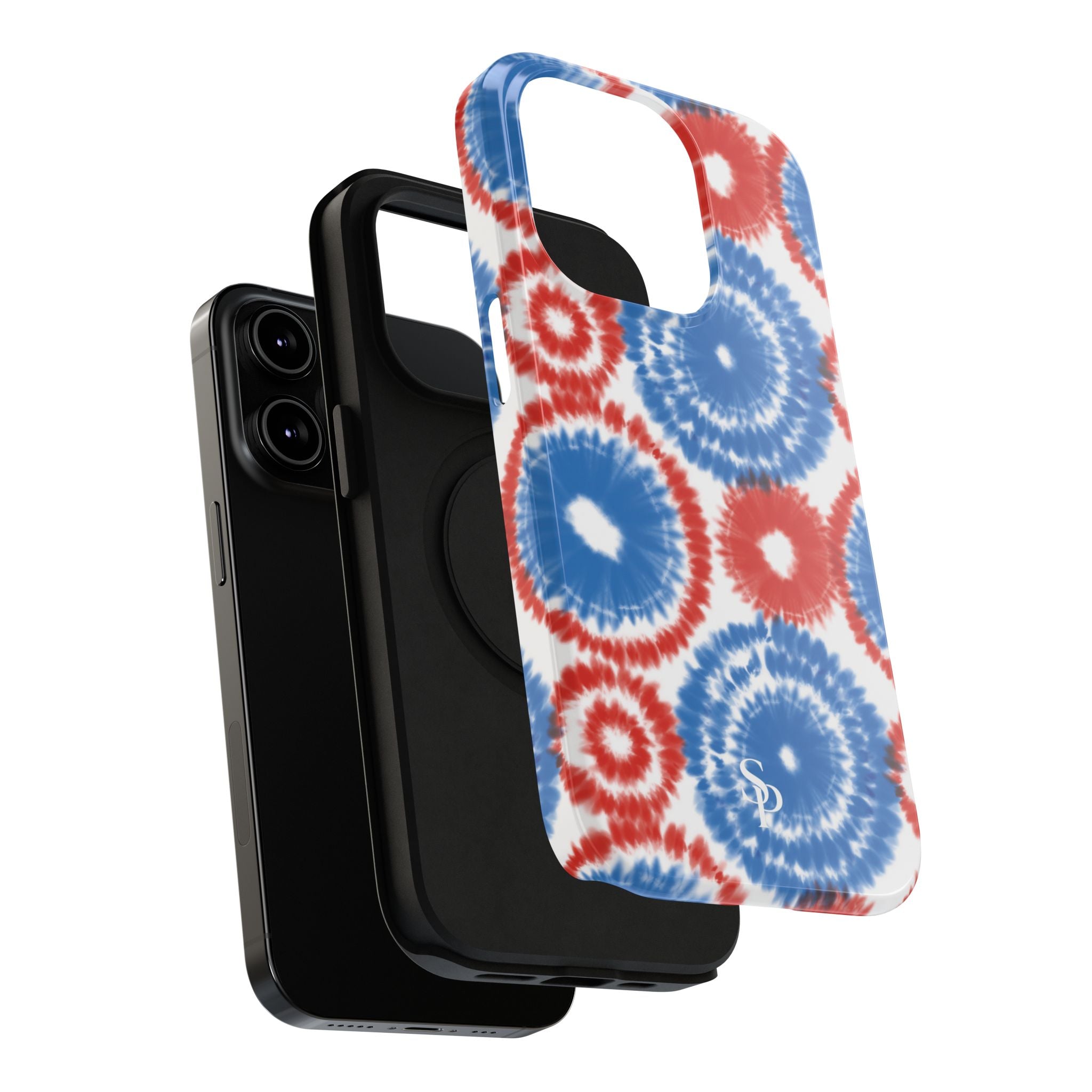 Patriotic Tie Dye Impact Resistant Phone Case