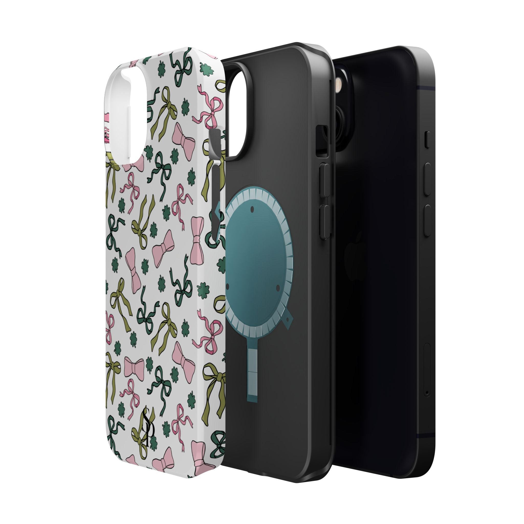 Bows and Shamrocks Magnetic Phone Case