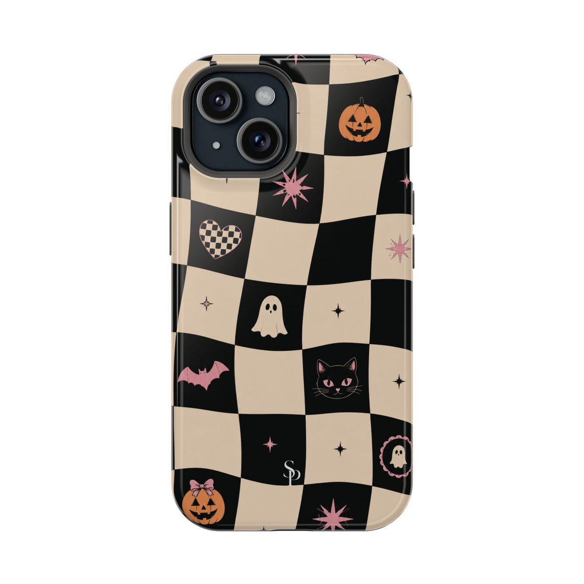 Halloween Checkerboard Magnetic Phone Case