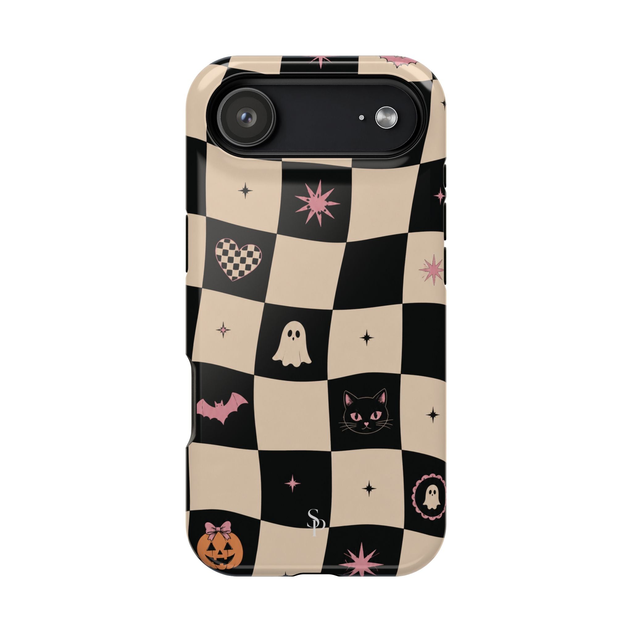 Halloween Checkerboard Magnetic Phone Case
