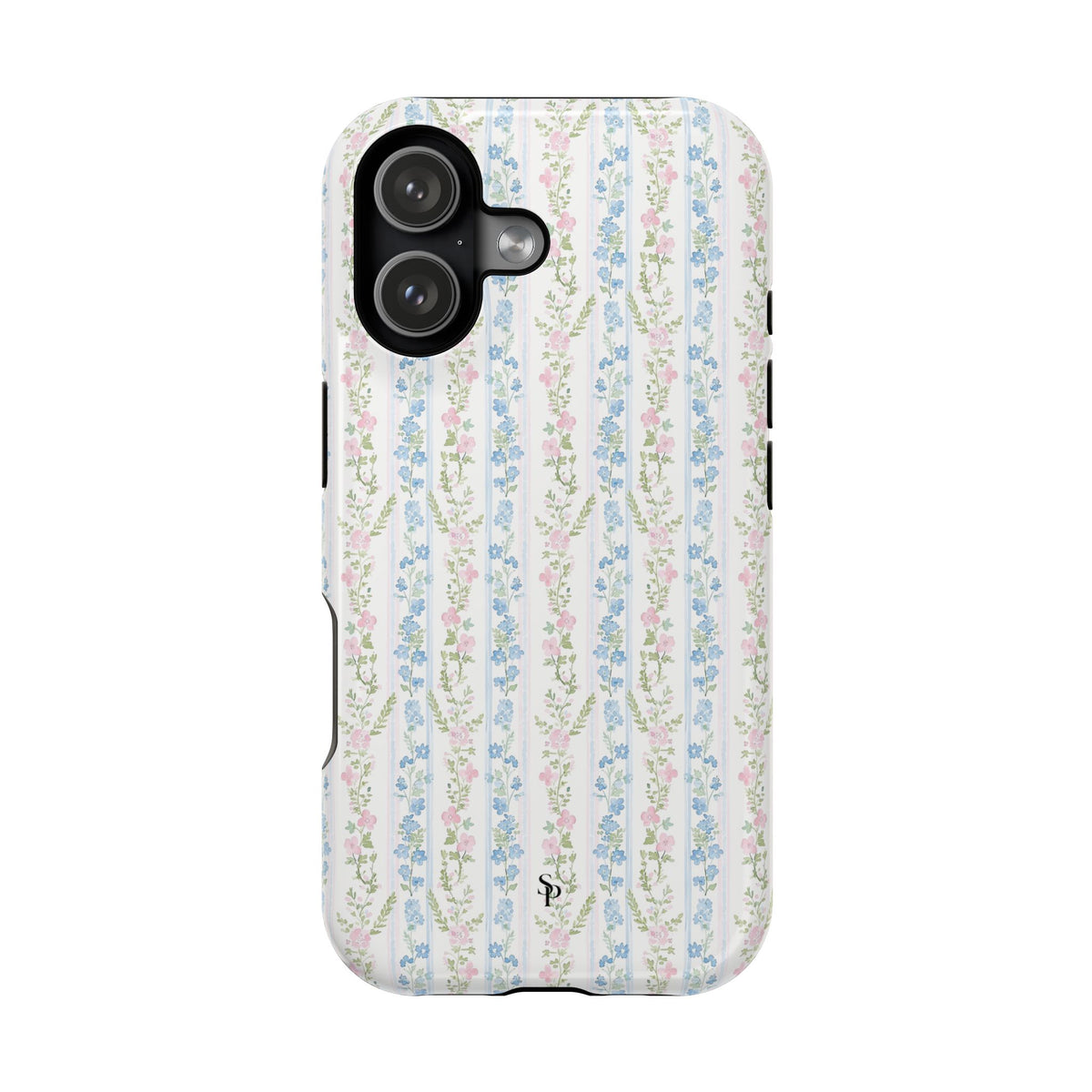 Pastel Floral Pattern Magnetic Tough Case