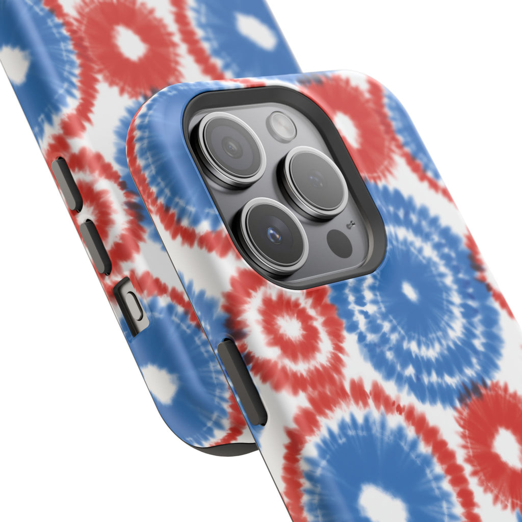 Patriotic Tie Dye Impact Resistant Phone Case