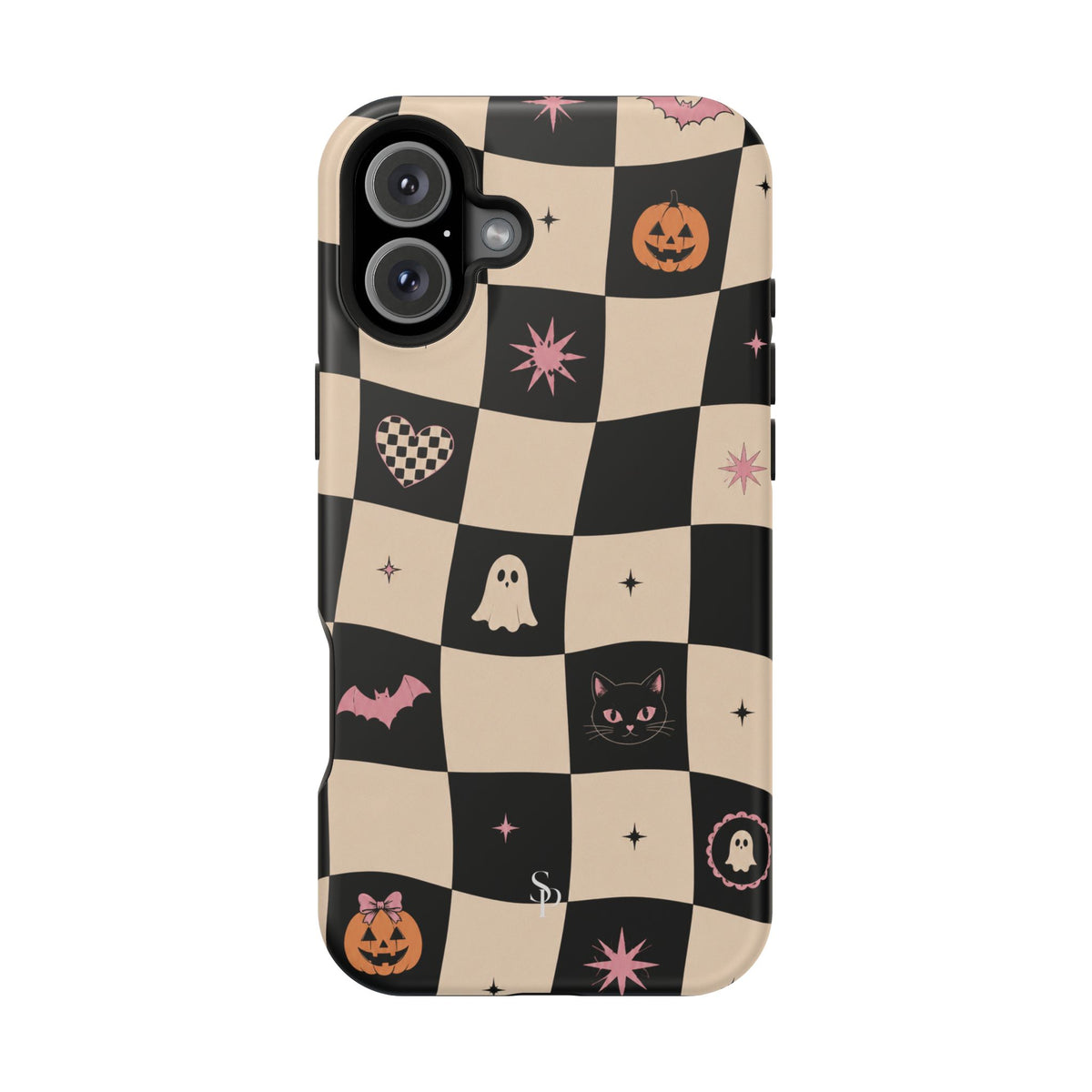 Halloween Checkerboard Magnetic Phone Case