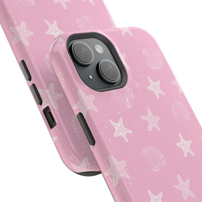 Pink Coastal Impact-Resistant Phone Case