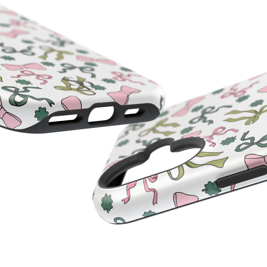 Bows and Shamrocks Magnetic Phone Case