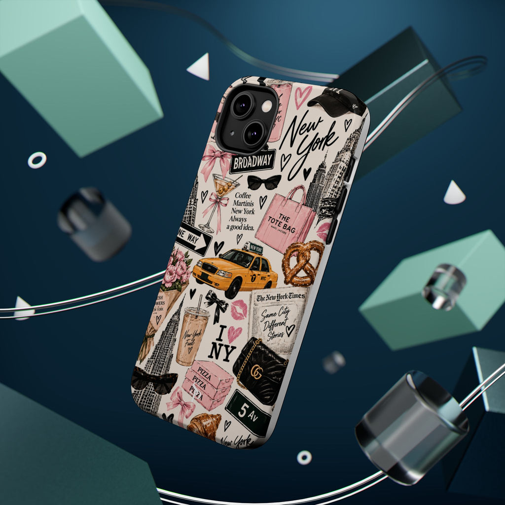 Pink New York Magnetic Phone Case