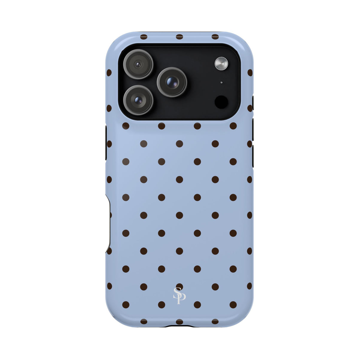 Blue Polka Dot Magnetic Impact Phone Case