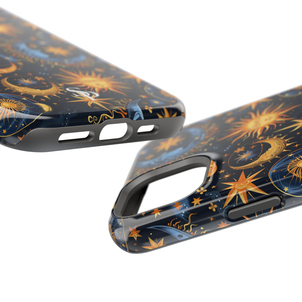 Celestial Sun and Moon Impact-Resistant Phone Case