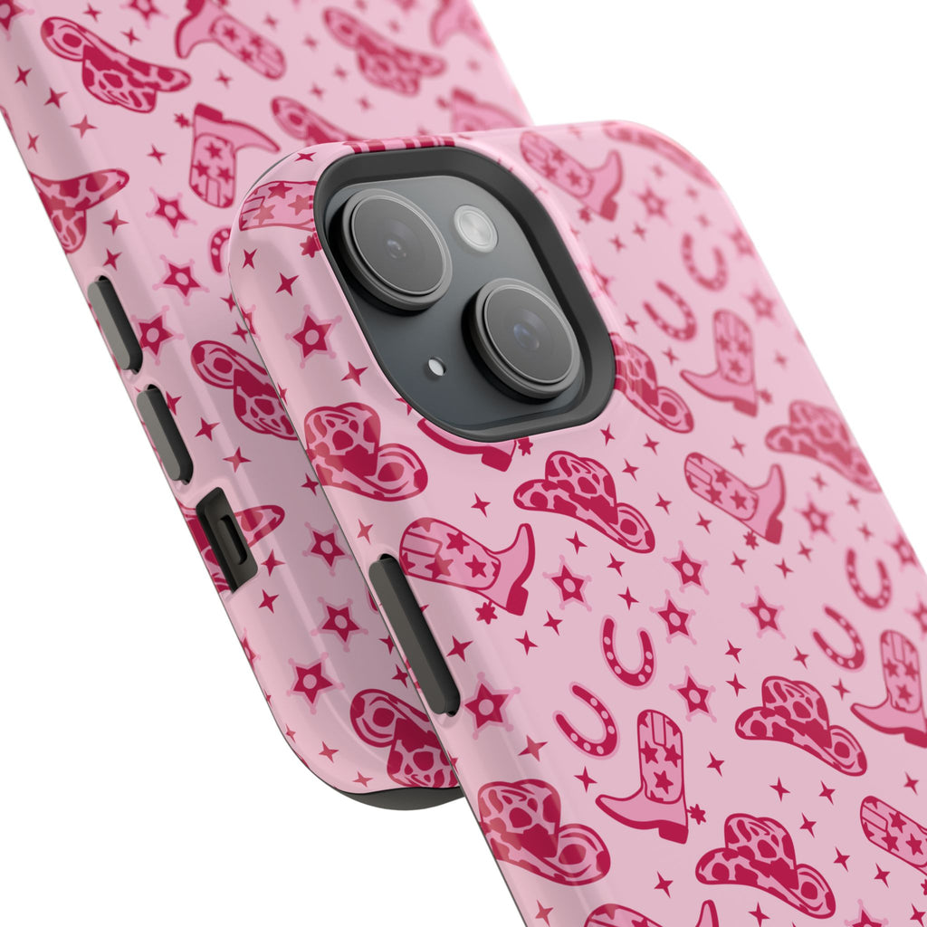 Pink Cowgirl Impact-Resistant Case