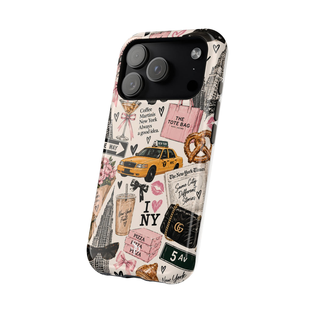 Pink New York Magnetic Phone Case