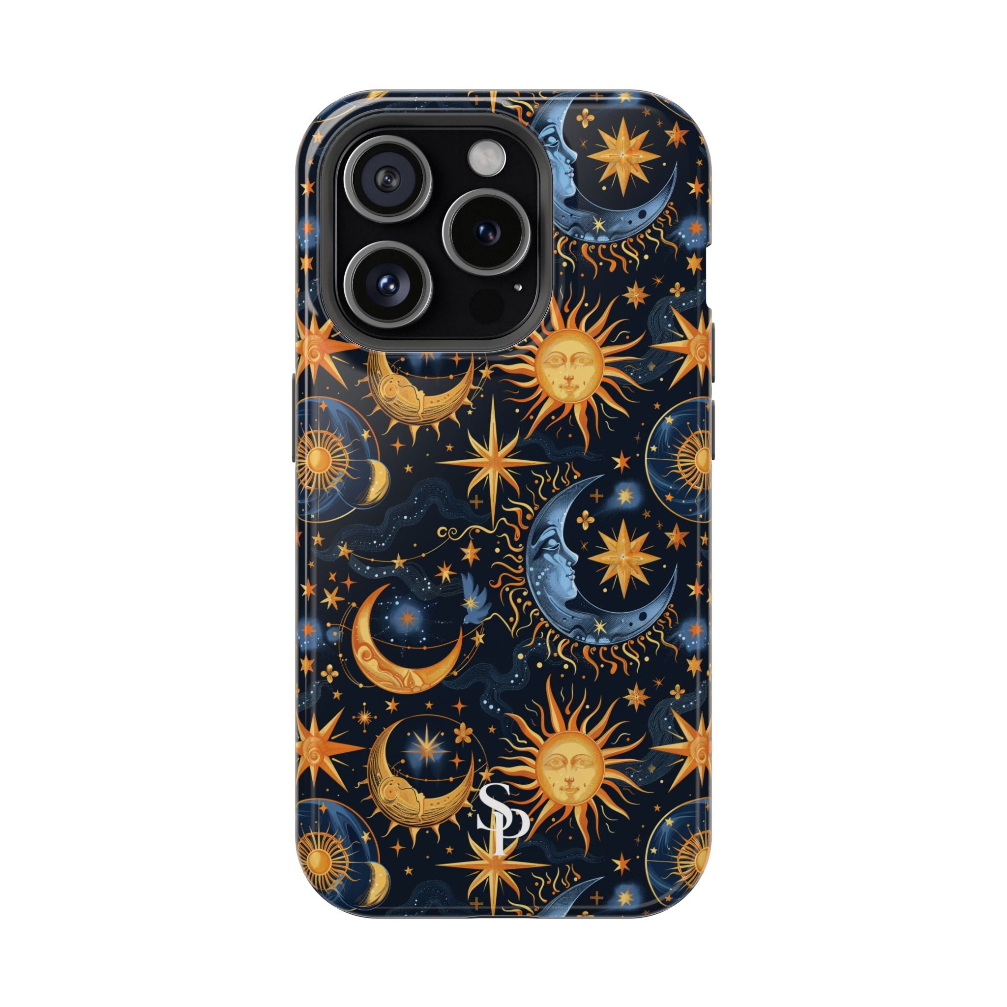 Celestial Sun and Moon Impact-Resistant Phone Case