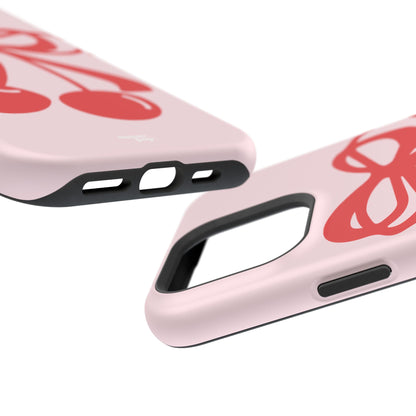 Cherry Bow Impact-Resistant Phone Case