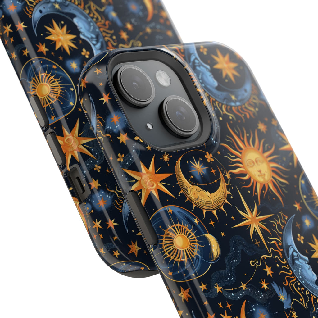 Celestial Sun and Moon Impact-Resistant Phone Case