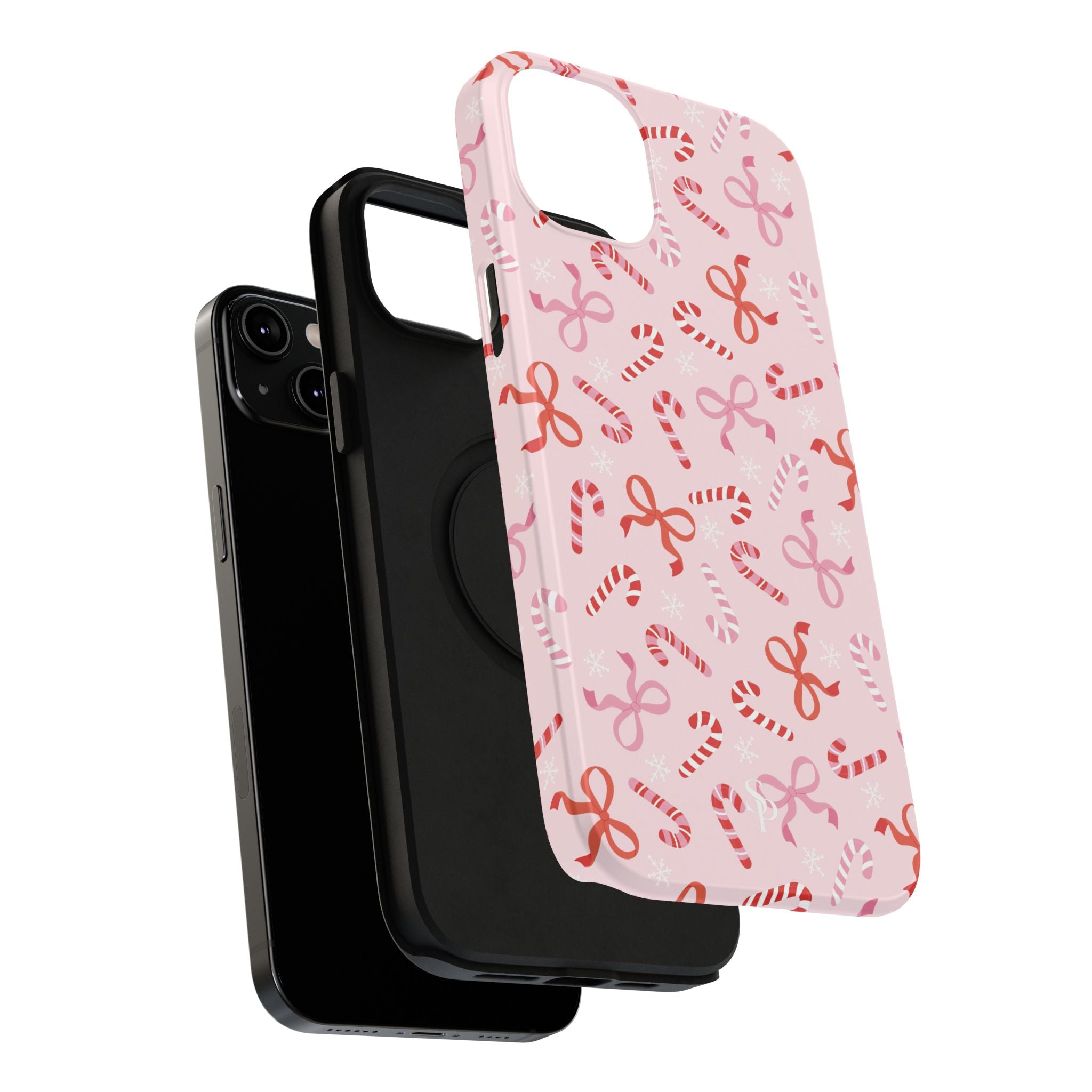 Candy Cane Impact-Resistant Phone Case - Limited Edition