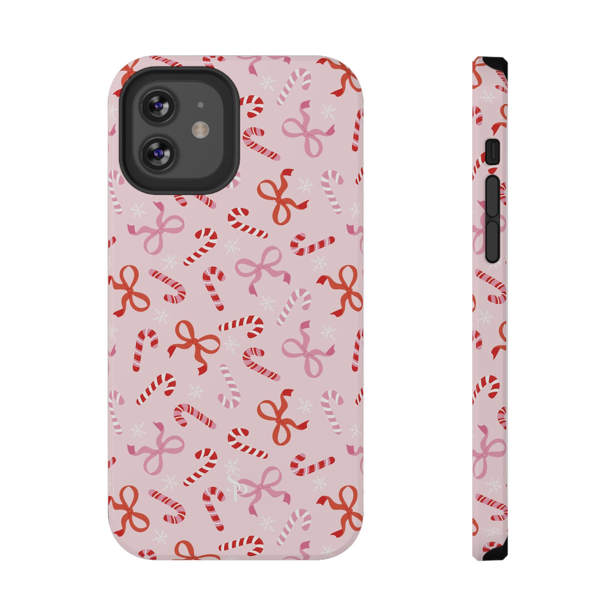 Candy Cane Impact-Resistant Phone Case - Limited Edition