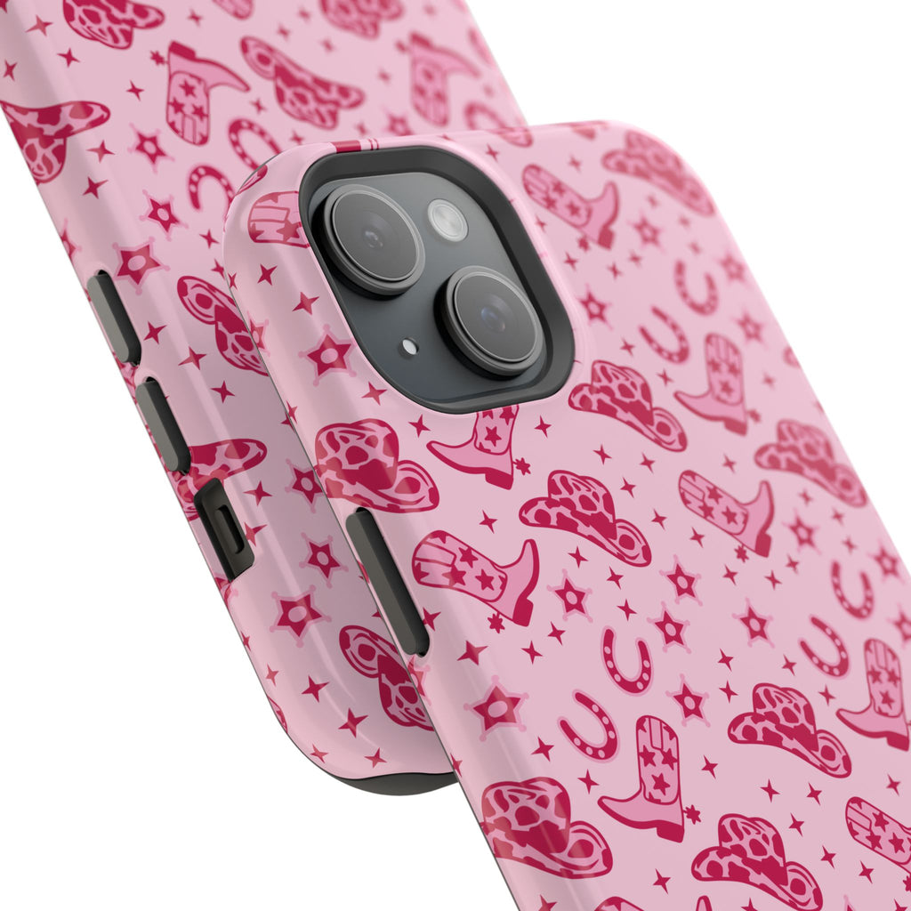 Pink Cowgirl Impact-Resistant Case