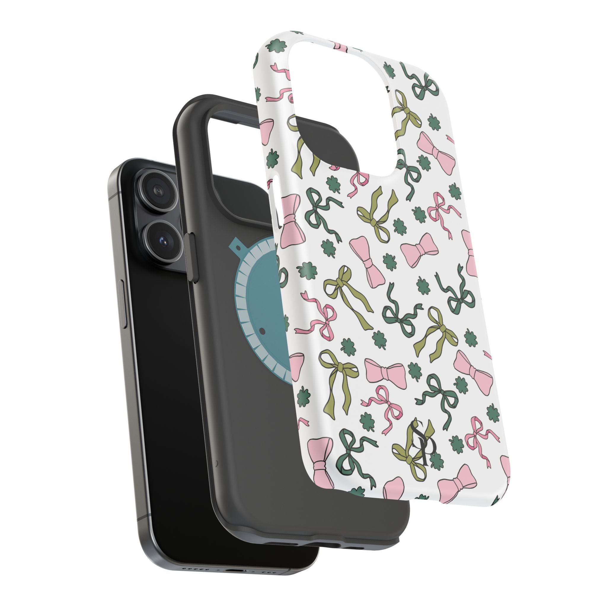 Bows and Shamrocks Magnetic Phone Case
