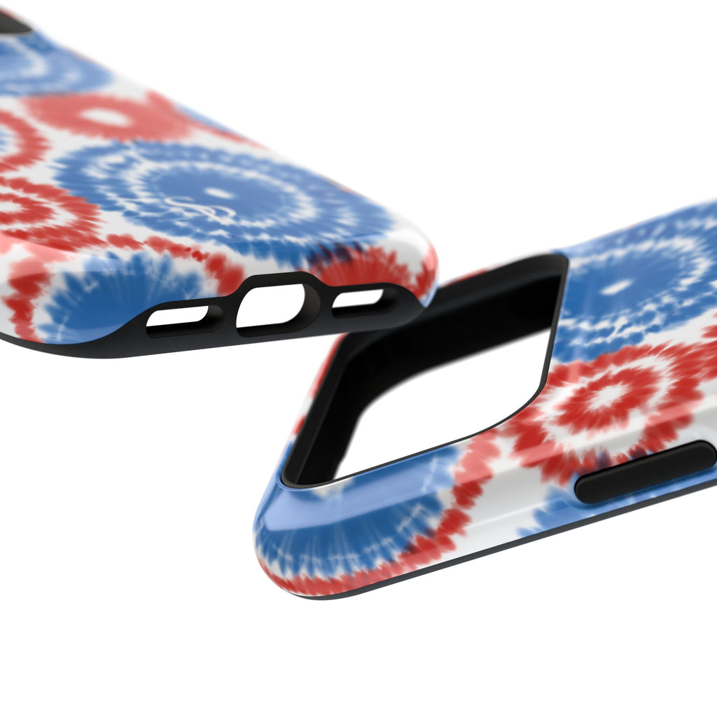 Patriotic Tie Dye Impact Resistant Phone Case