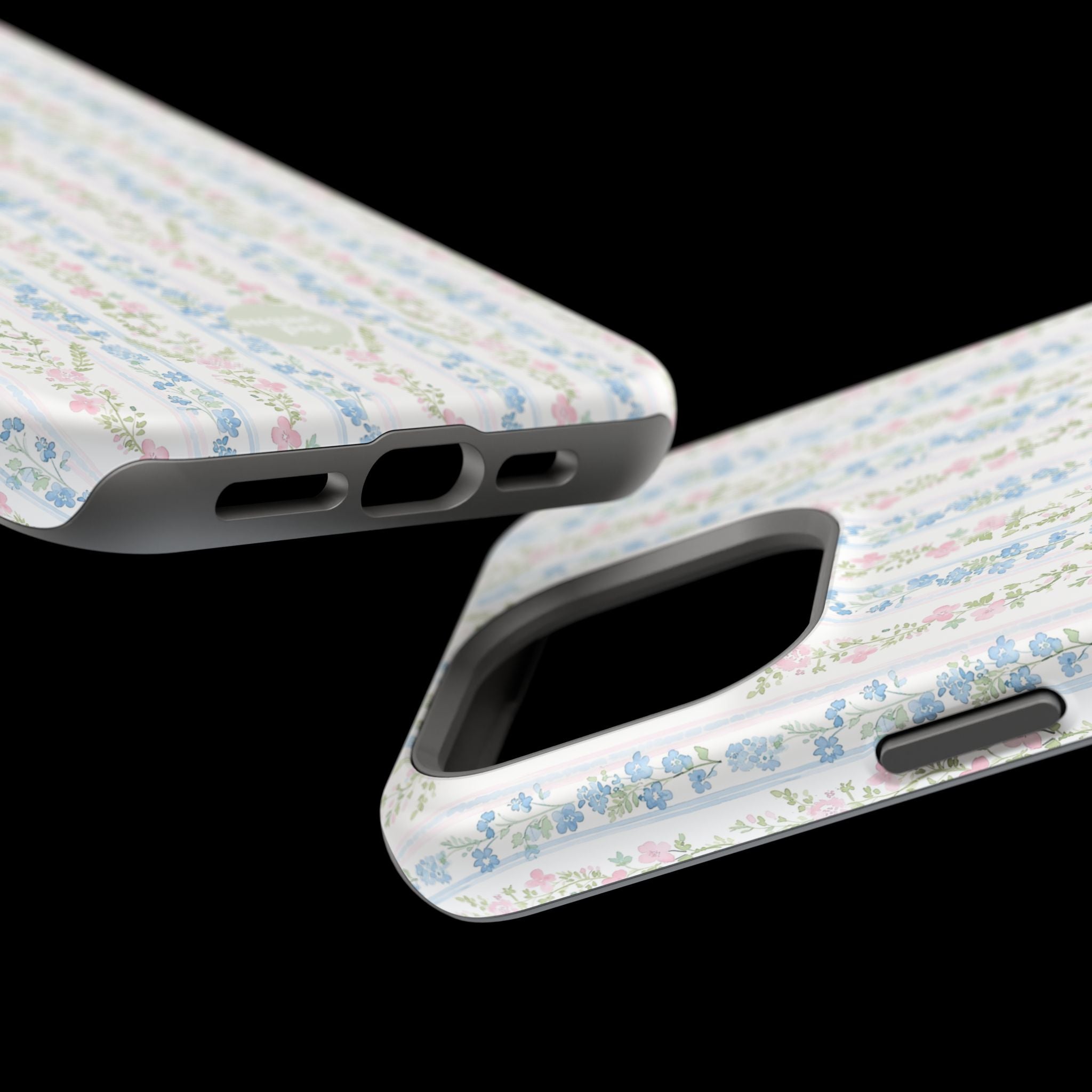Pastel Floral Pattern Magnetic Tough Case