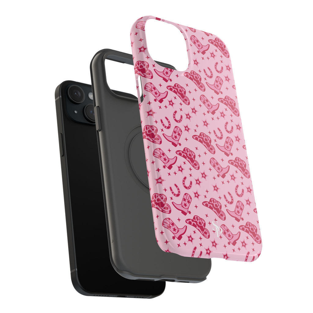 Pink Cowgirl Impact-Resistant Case