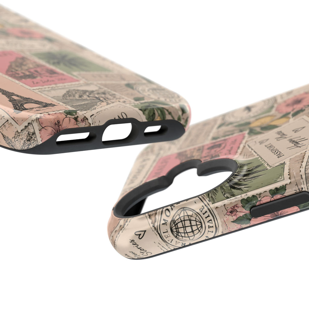 Travel Passport Stamp Magnetic Impact-Resistant Case