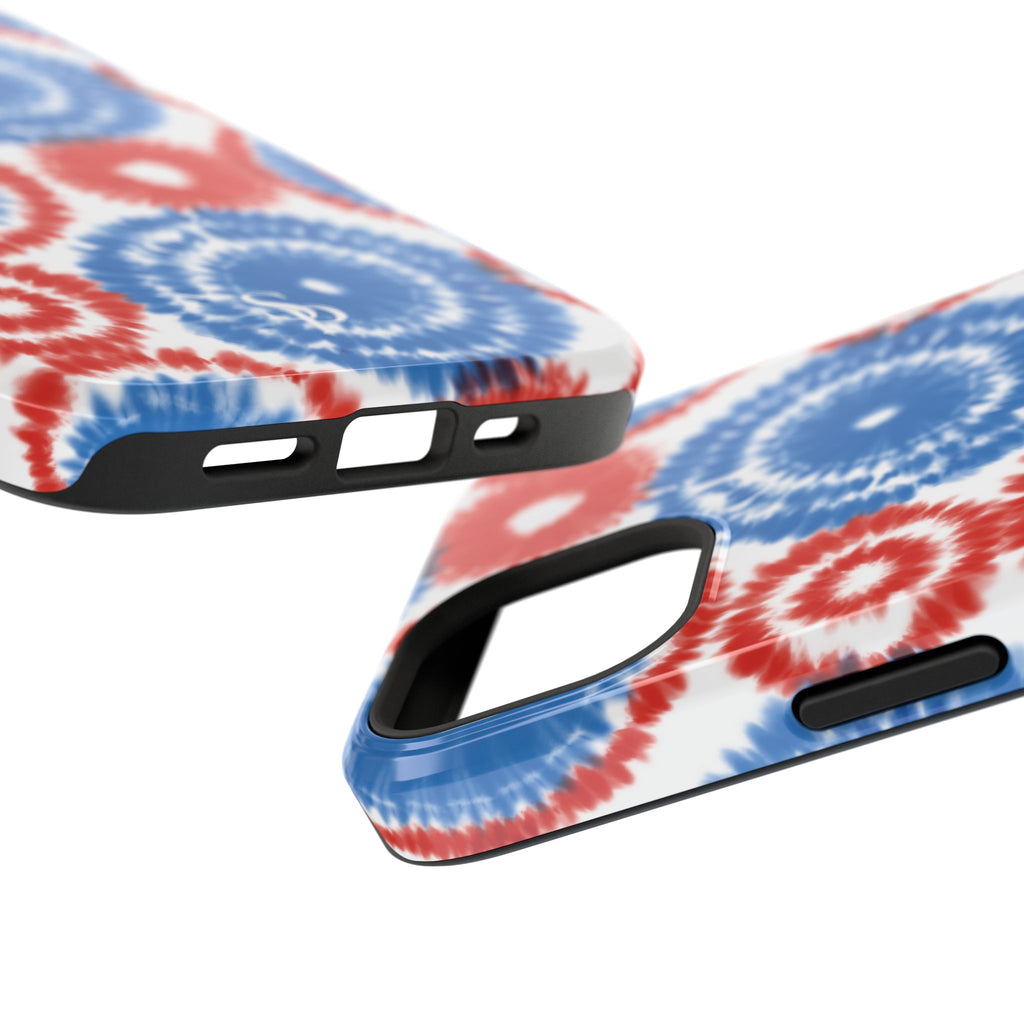 Patriotic Tie Dye Impact Resistant Phone Case