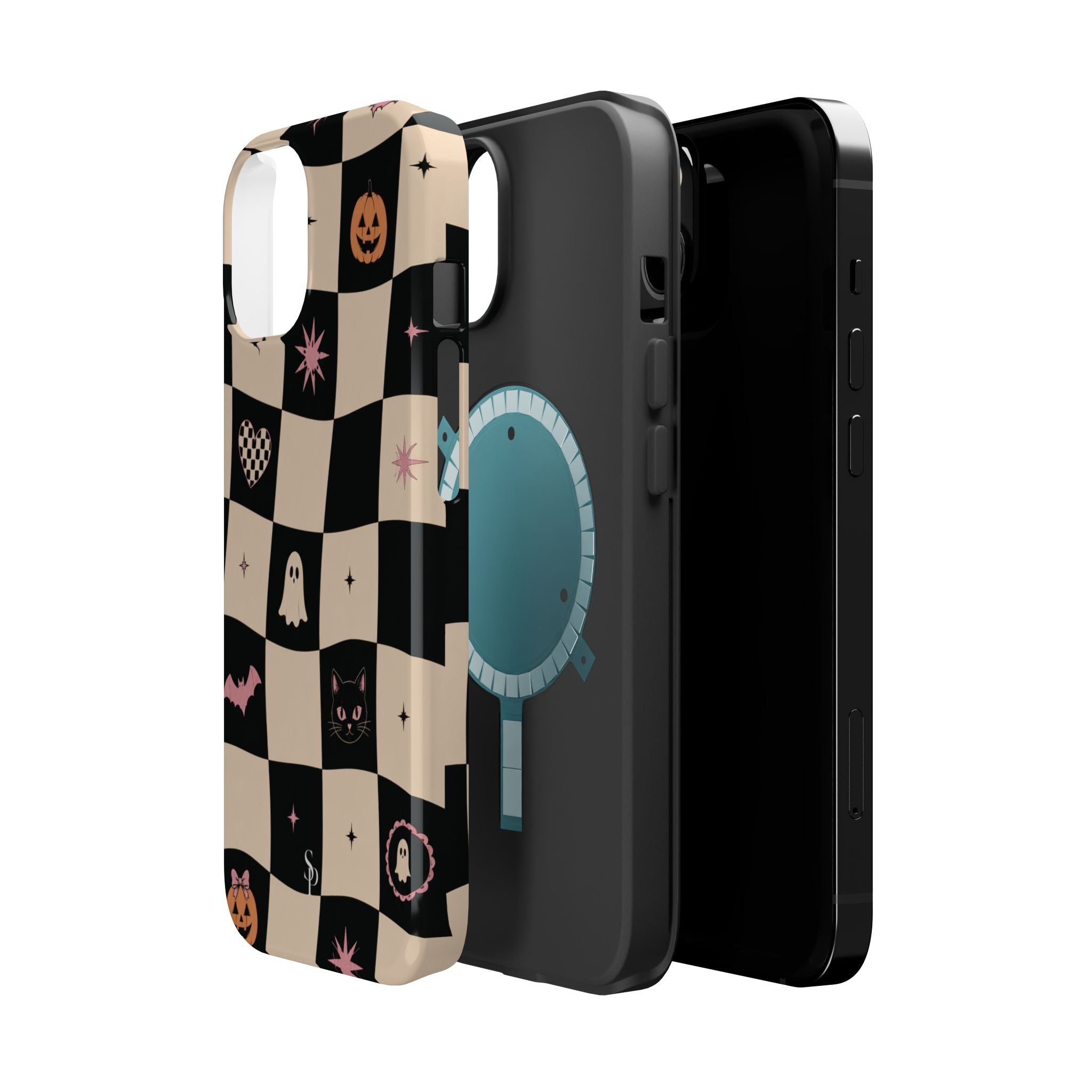 Halloween Checkerboard Magnetic Phone Case