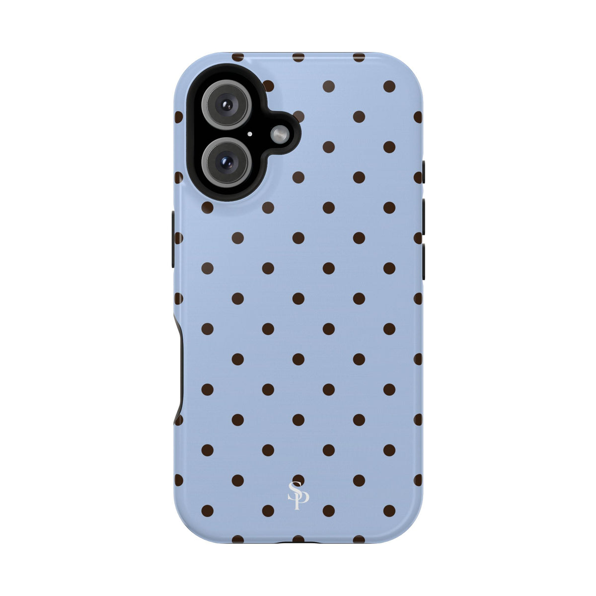 Blue Polka Dot Magnetic Impact Phone Case