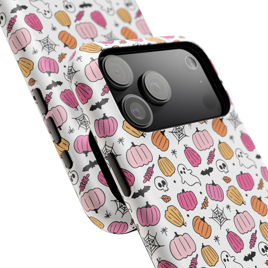 Pink Halloween Impact-Resistant Cases