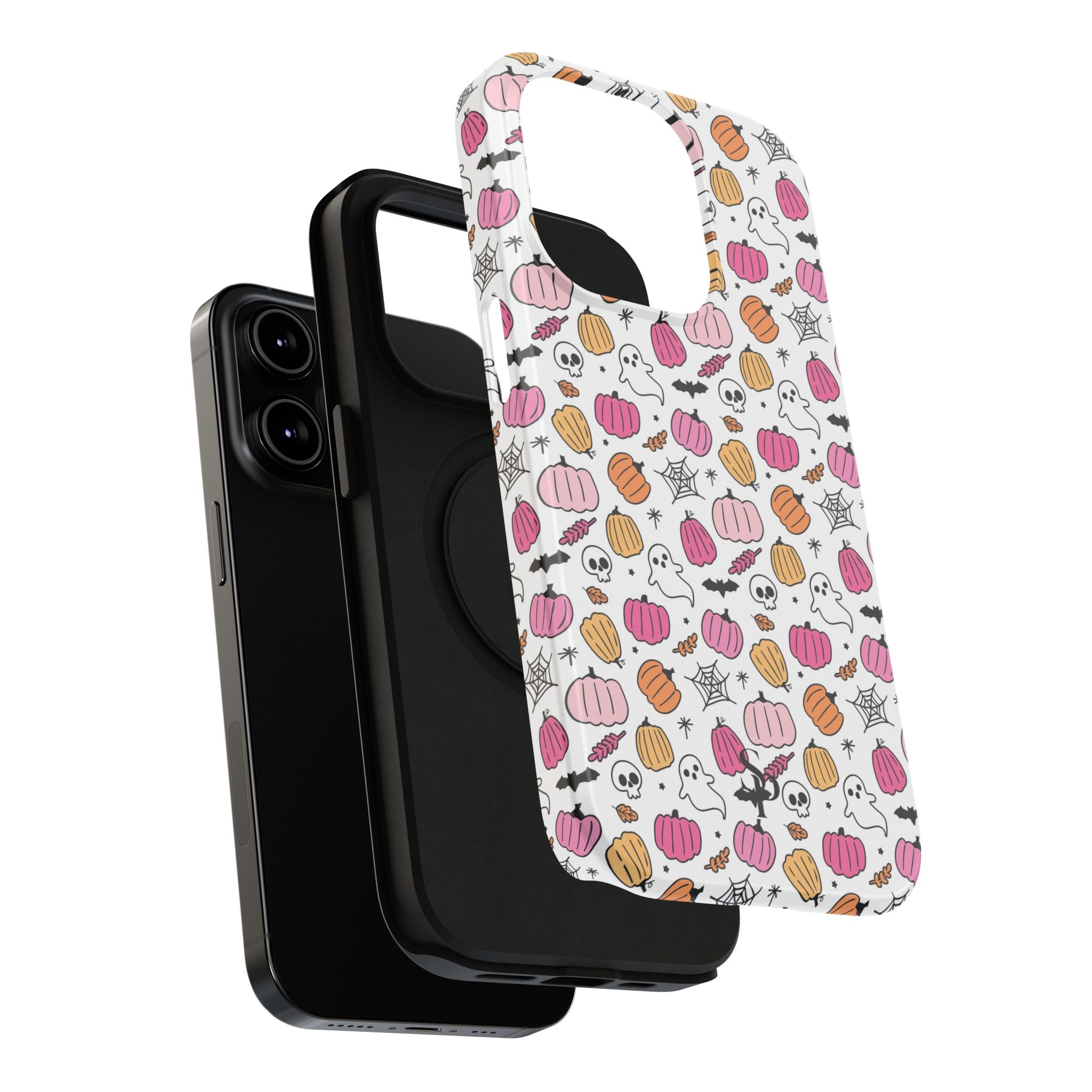 Pink Halloween Impact-Resistant Cases