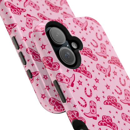 Pink Cowgirl Impact-Resistant Case