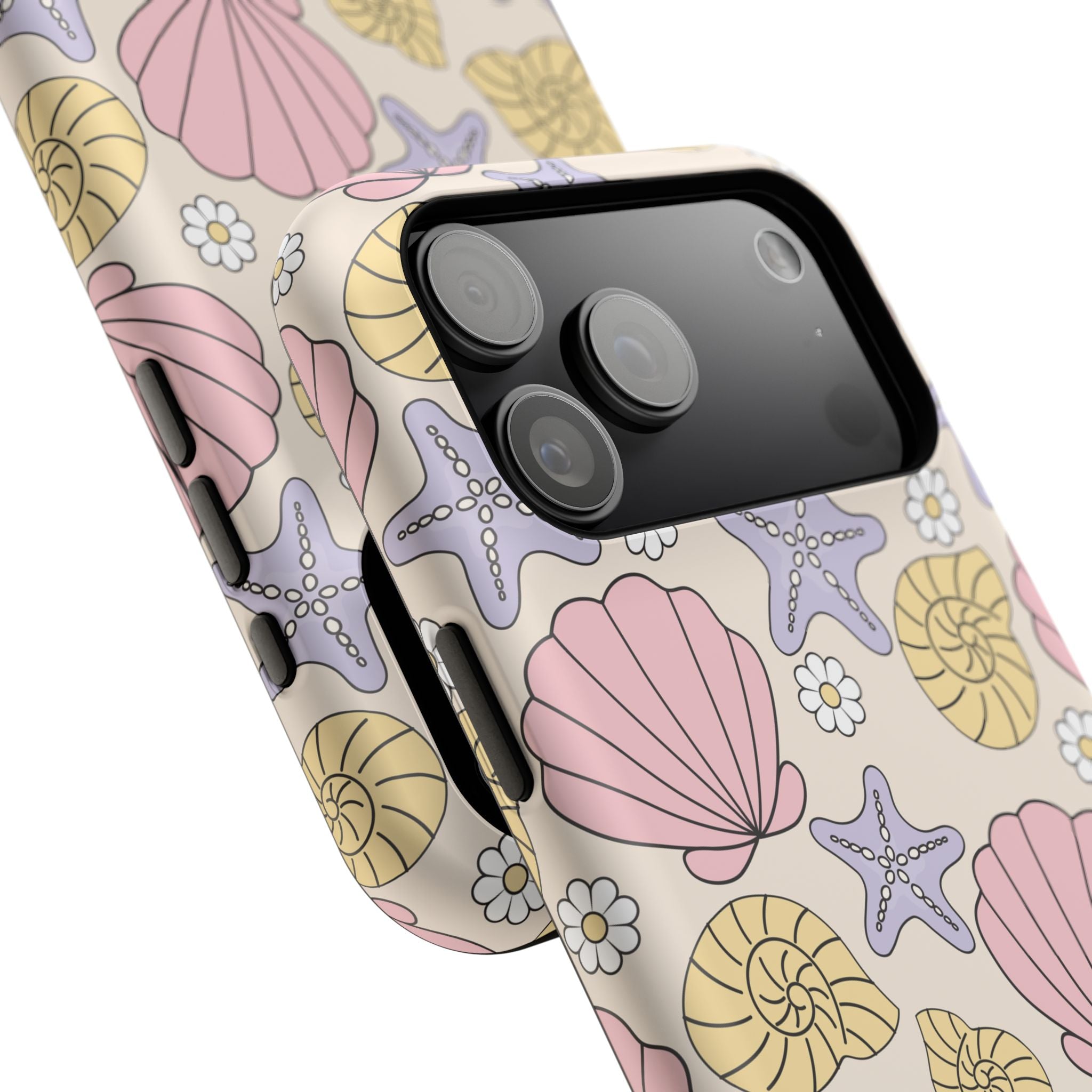 Coastal Shells Impact-Resistant Phone Case