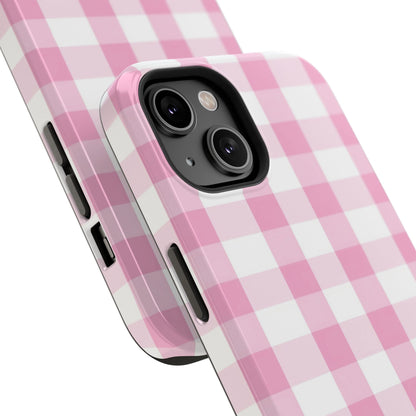 Pink Gingham Phone Case