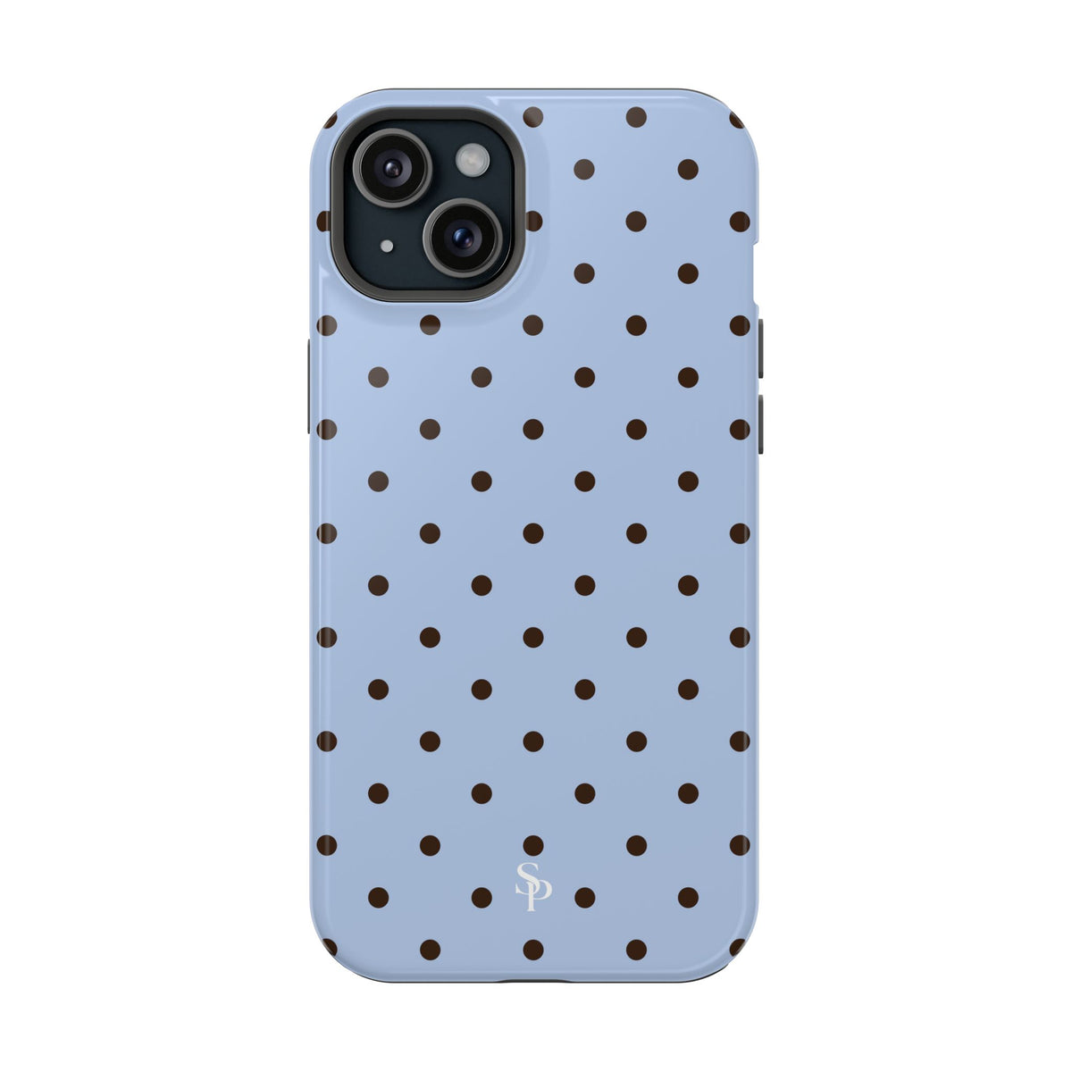 Blue Polka Dot Magnetic Impact Phone Case