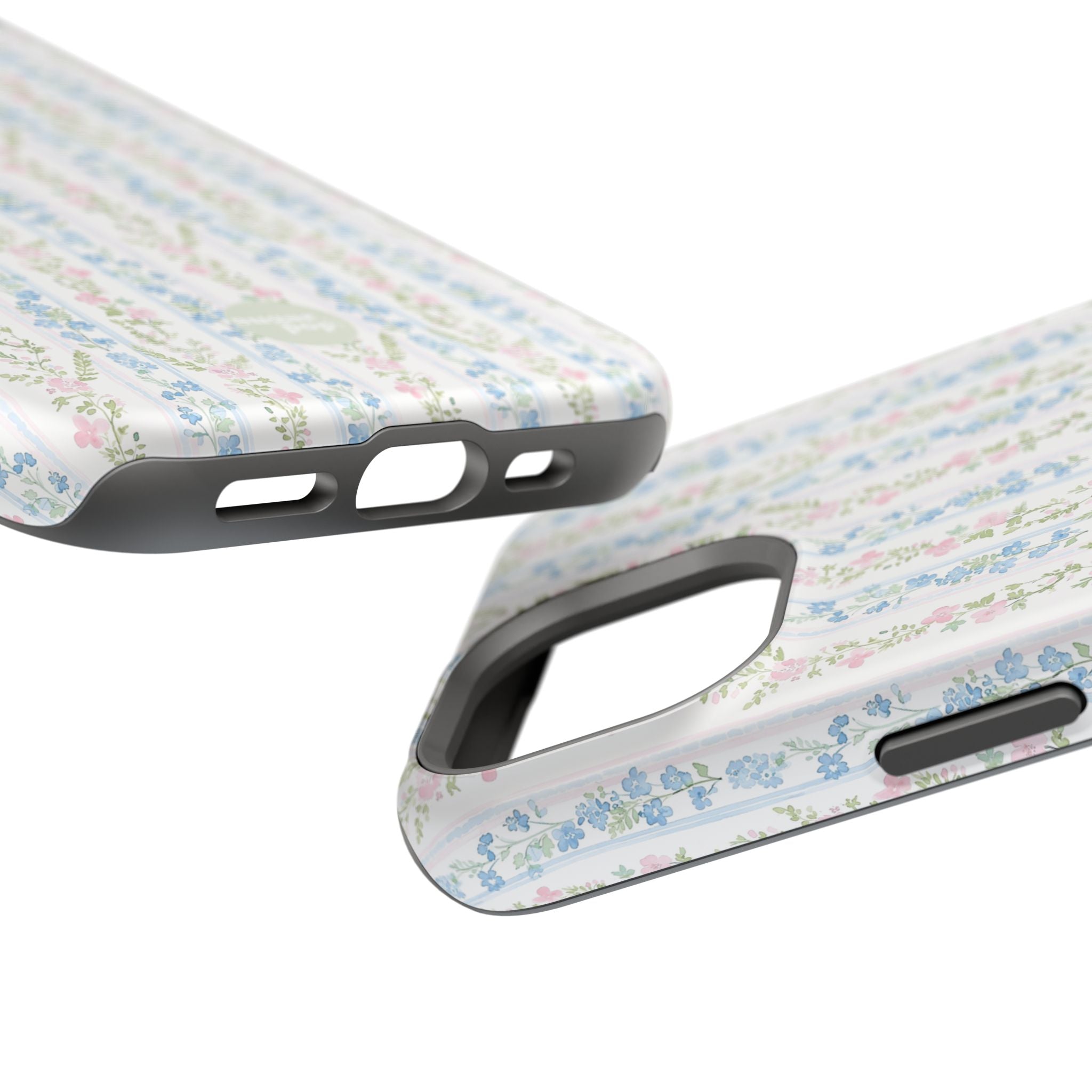 Pastel Floral Pattern Magnetic Tough Case