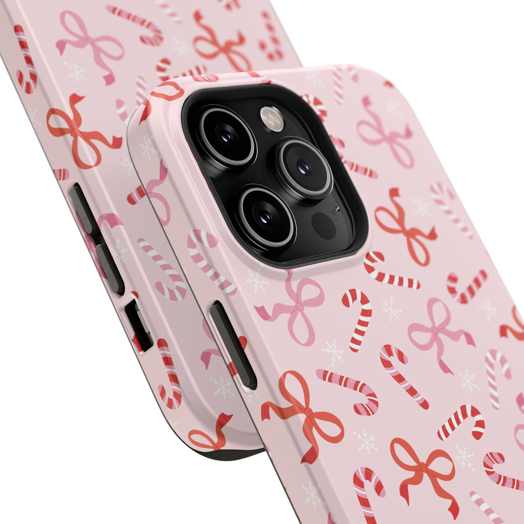 Candy Cane Impact-Resistant Phone Case - Limited Edition