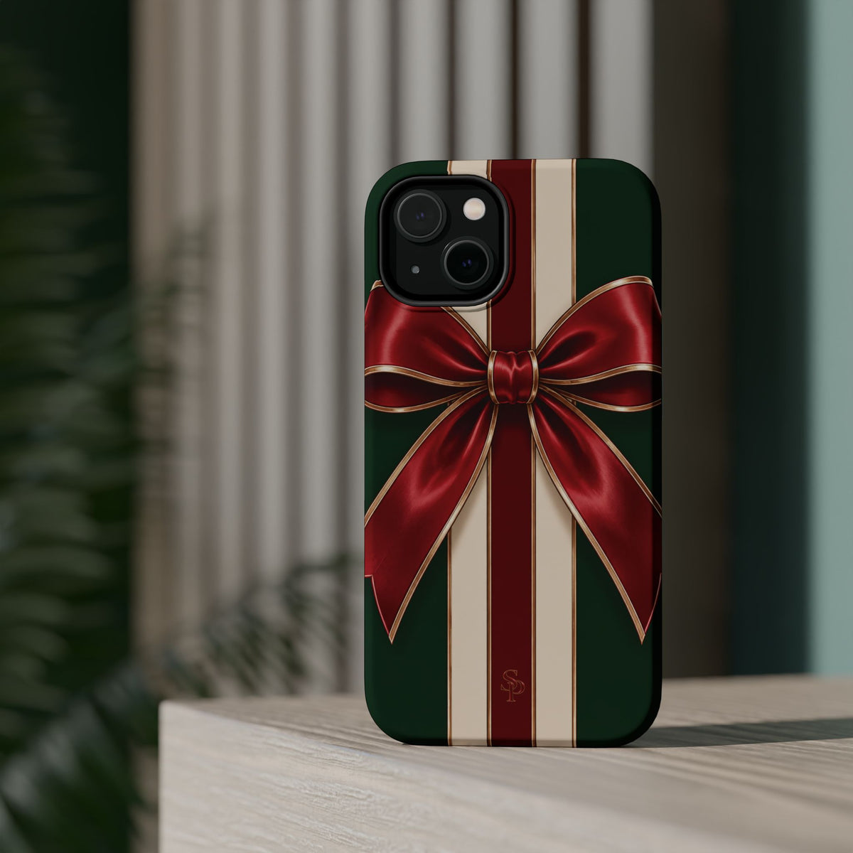 Christmas Gift Bow Magnetic Phone Case