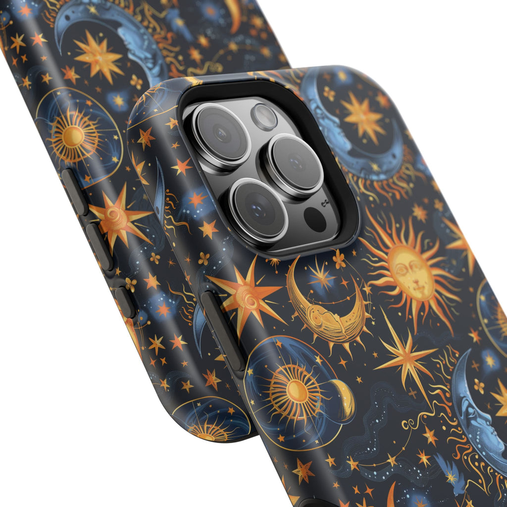 Celestial Sun and Moon Impact-Resistant Phone Case
