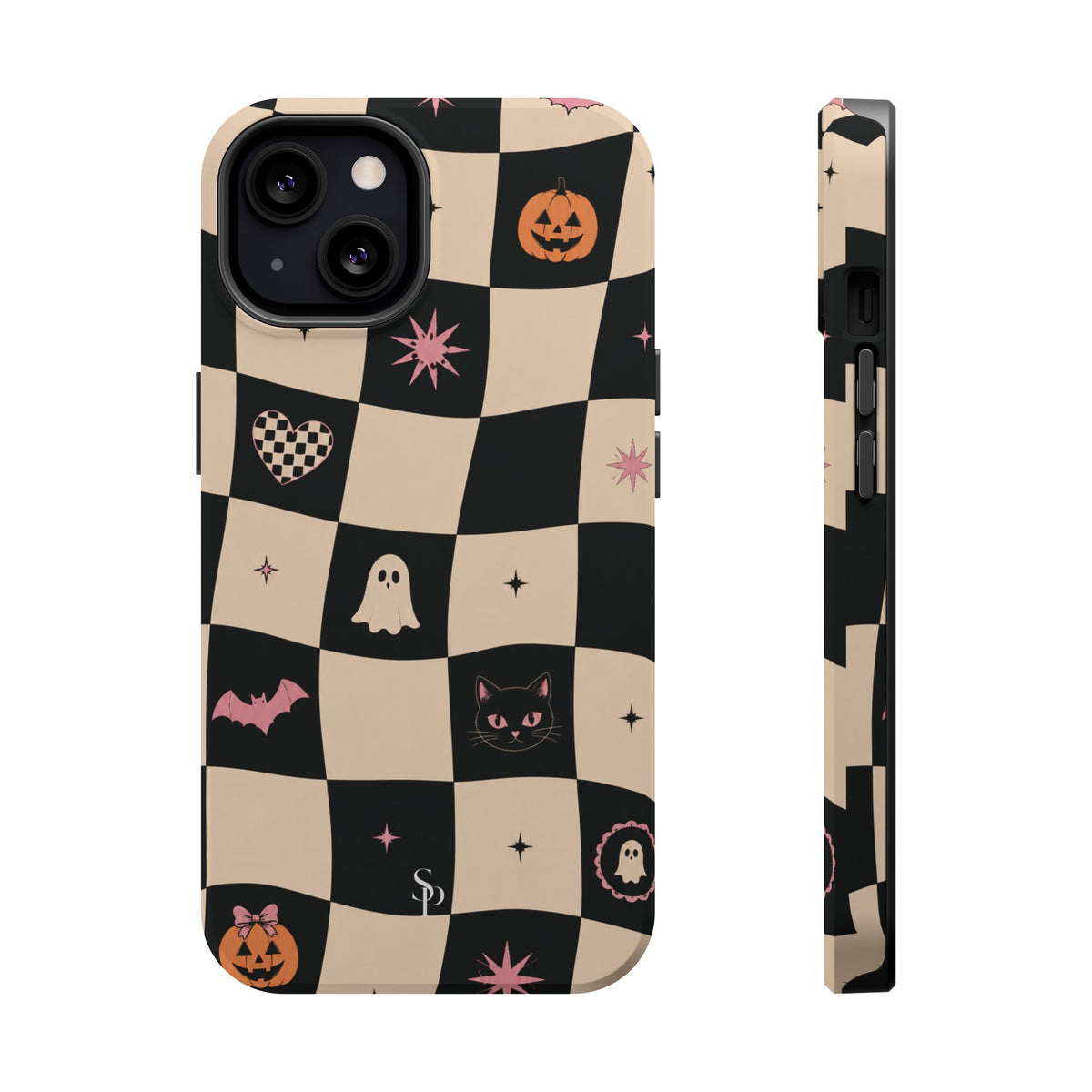 Halloween Checkerboard Magnetic Phone Case