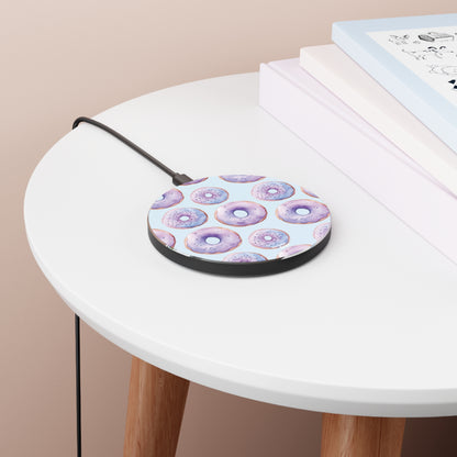 Purple Donuts Wireless Charger - Fast Charging Pad for Sweet Tech Lovers