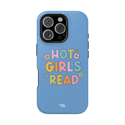 Hot Girls Read Impact-Resistant Phone Case - Design for Book Lovers