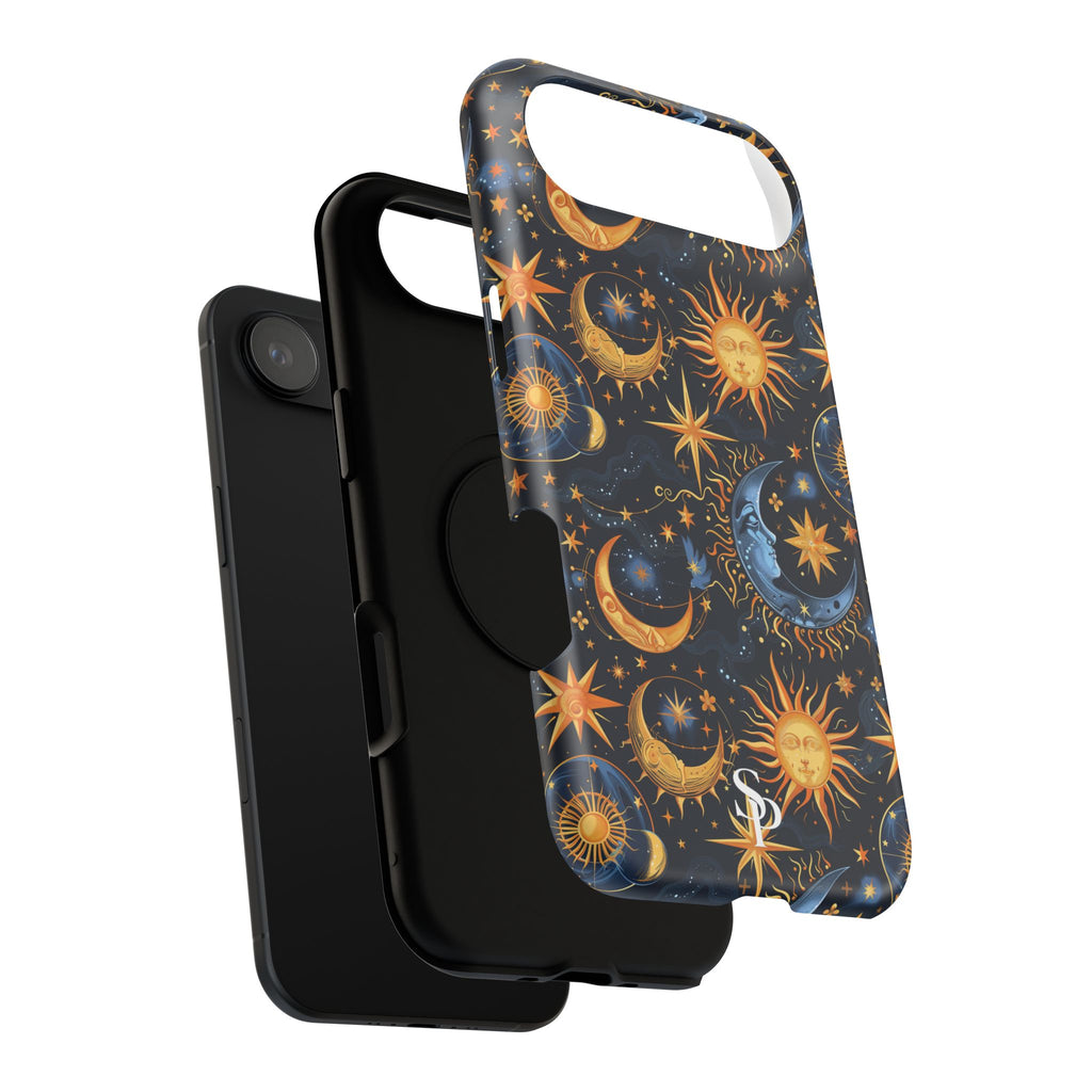 Celestial Sun and Moon Impact-Resistant Phone Case
