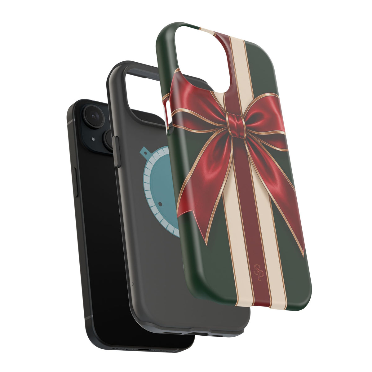 Christmas Gift Bow Magnetic Phone Case