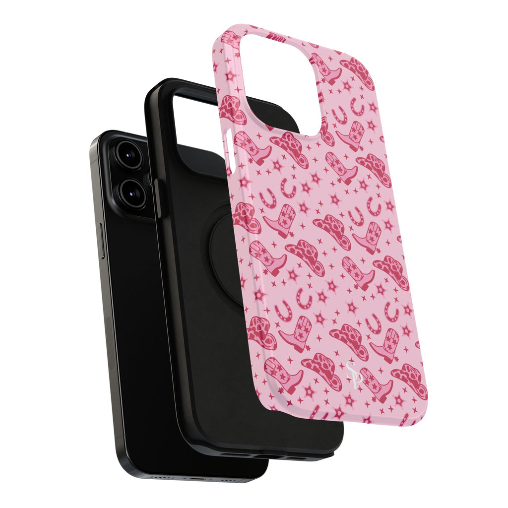 Pink Cowgirl Impact-Resistant Case