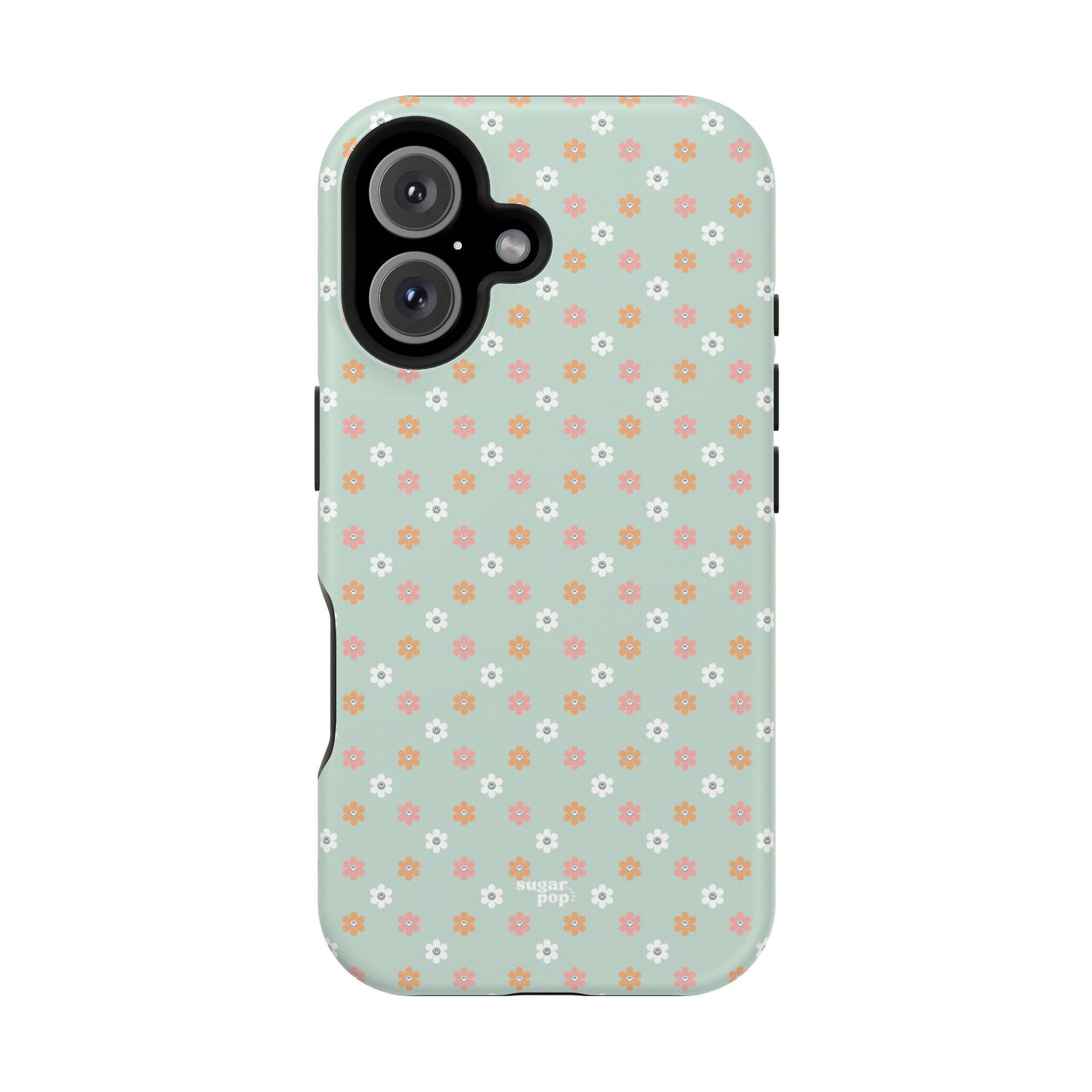 Floral Smiley Magnetic Tough Case