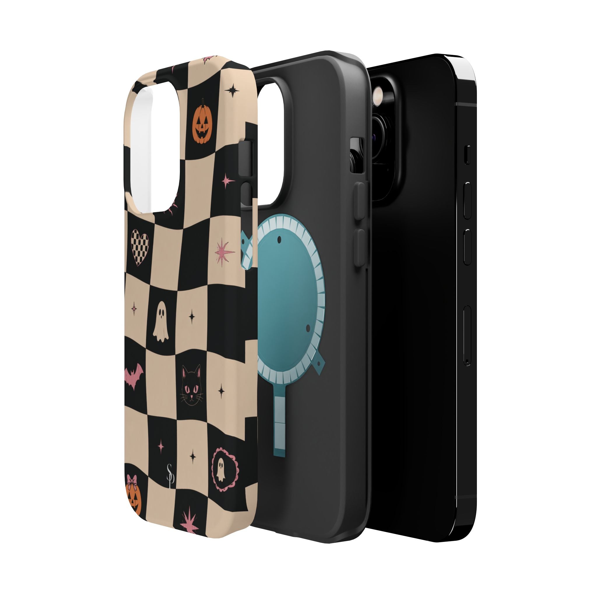 Halloween Checkerboard Magnetic Phone Case