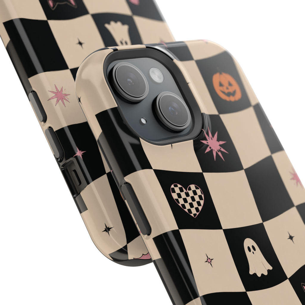 Halloween Checkerboard Magnetic Phone Case